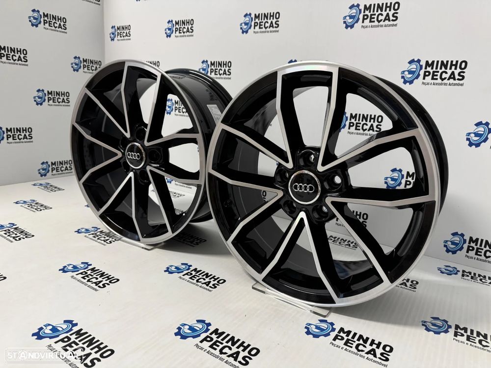 Jantes Audi SQ5 em 17 Preto Polido. - 2