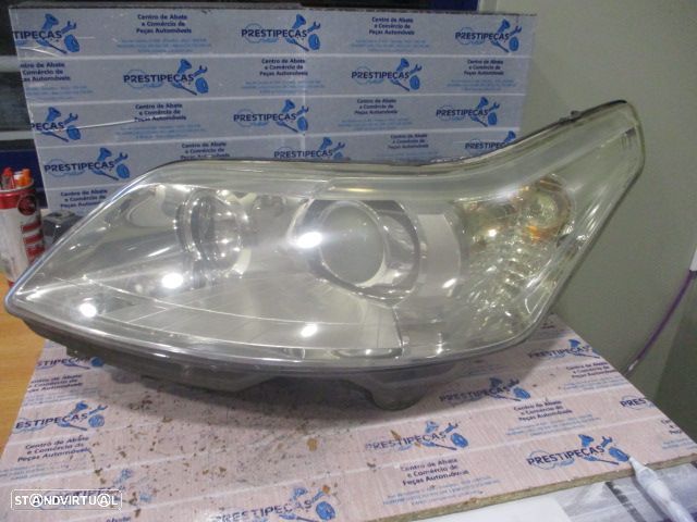 Farol 9646894380 CITROEN C4 2005 1.6HDI 109CV 5P CINZA ESQ H1 + XENON ORIGINAL DANIFICADO - 1