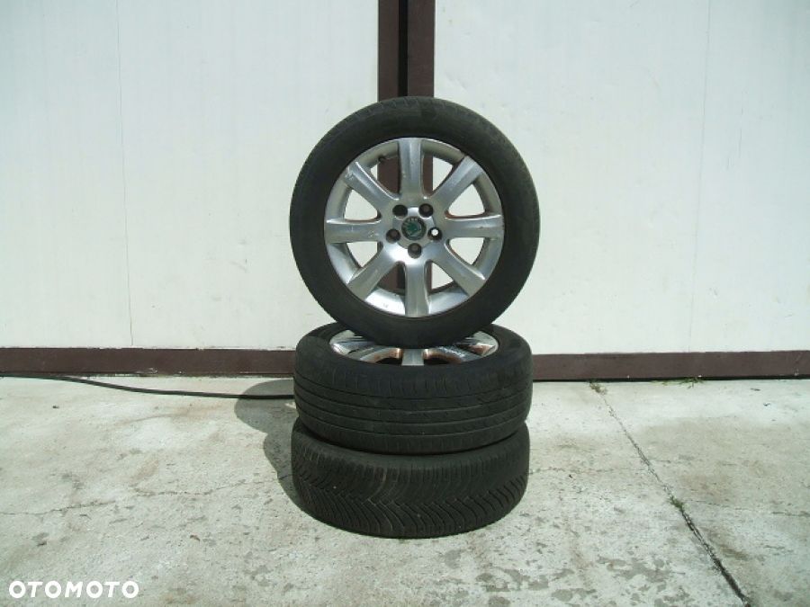 SKODA ROOMSTER FABIA VW POLO V 6R SEAT IBIZA FELGI KOŁO KOŁA 195/55/15 lato - 2