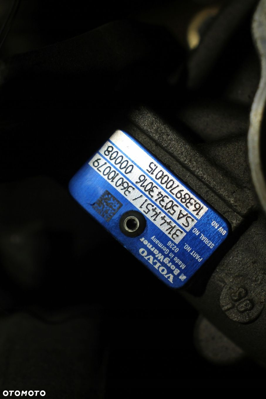 VOLVO V90 S90 XC90 XC60 2.0 D5 TURBOSPRĘŻRKA 31441451, 36010079, 36010080 - 3