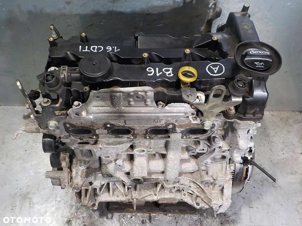OPEL ASTRA K INSIGNIA MOKKA MERIVA SILNIK 1.6 CDTI B16 + POMPA 55570040 - 4