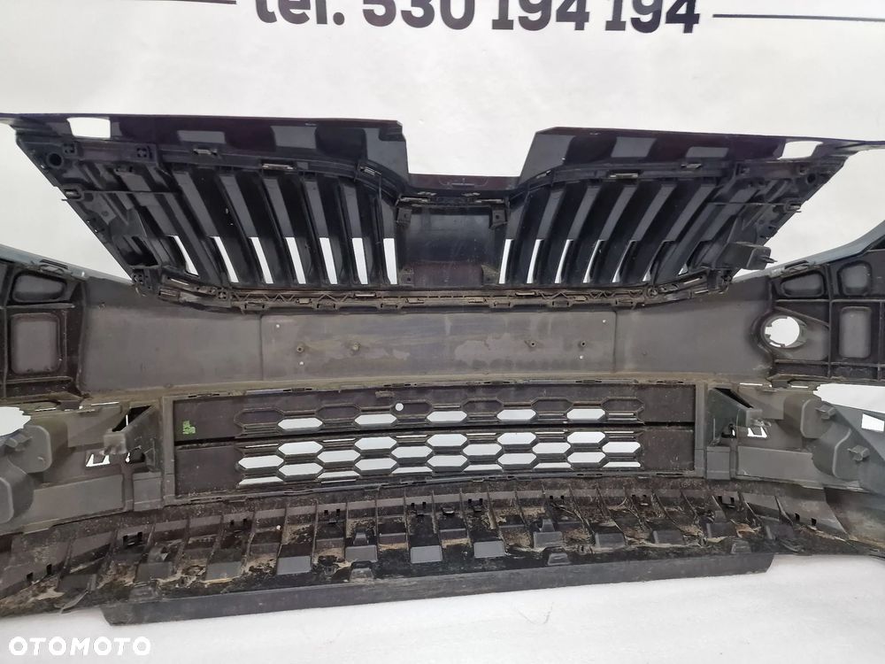 SKODA OCTAVIA 3 III 5E0 LIFT 16- ZDERZAK PRZEDNI PRZÓD + ATRAPA / GRILL + KRATKA ŚRODKOWA , NR 5E0807221N , NR AUKCJI NZ1345 - 18