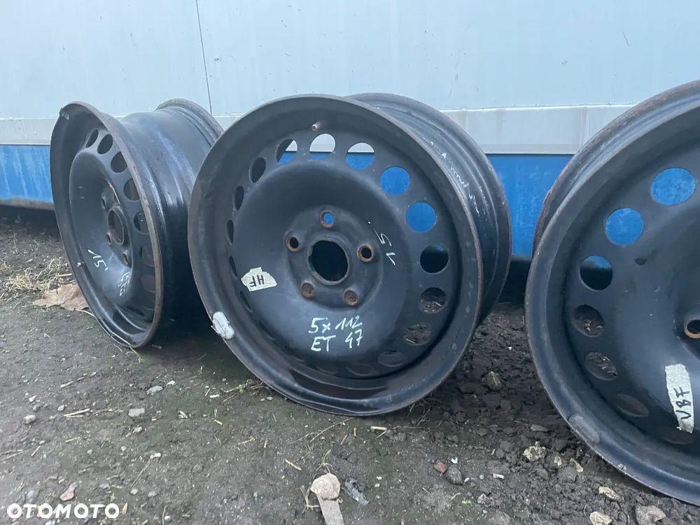 FELGI STALOWE VW AUDI 15' 5x112 ET 47 - 3