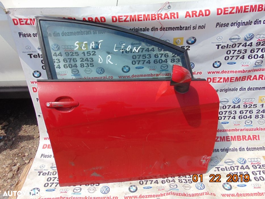 Usa Seat Leon 2005-2012 usi fata spate stanga dreapta dezmembrez Leon - 4