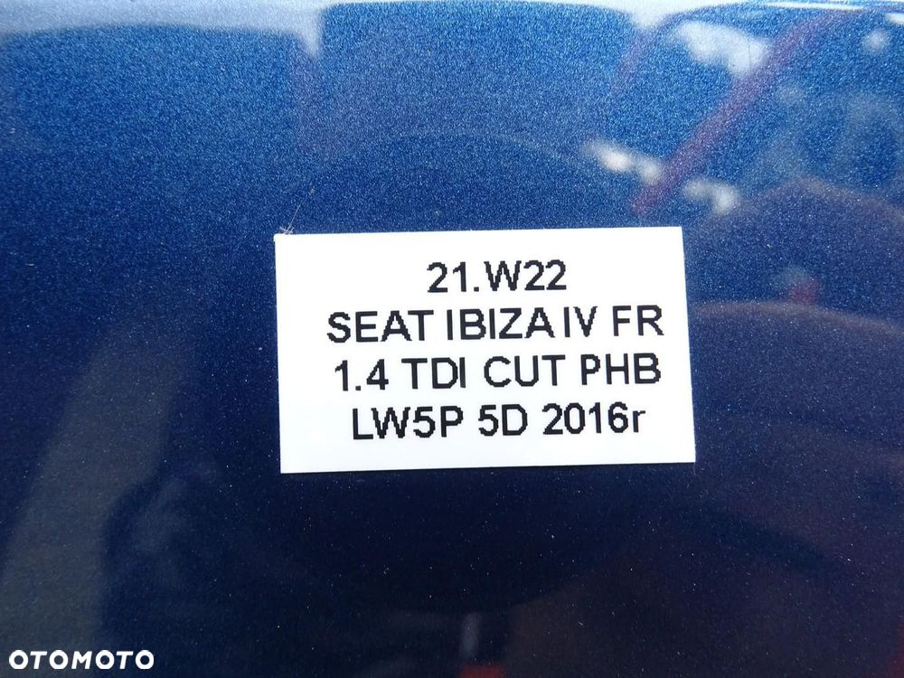 DRZWI LEWY PRZÓD LEWE PRZEDNIE LW5P SEAT IBIZA IV 6J 08-17r HB 5D - 16