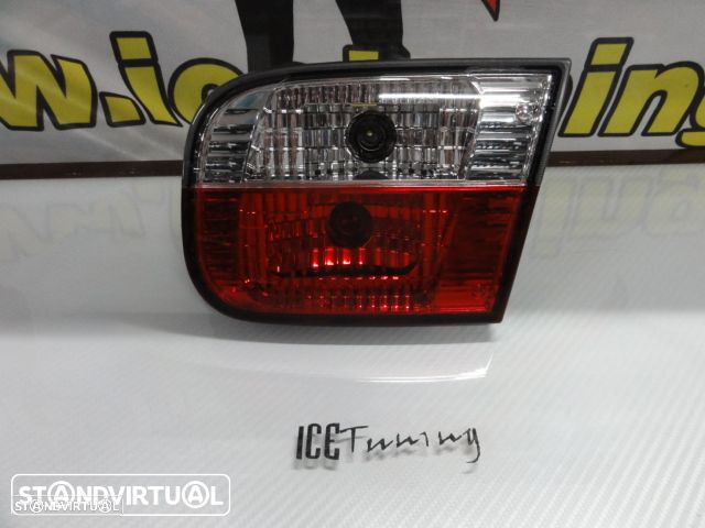 Faróis / farolins Honda Civic 92-95 2 / 4 portas vermelho / cristal. - 15