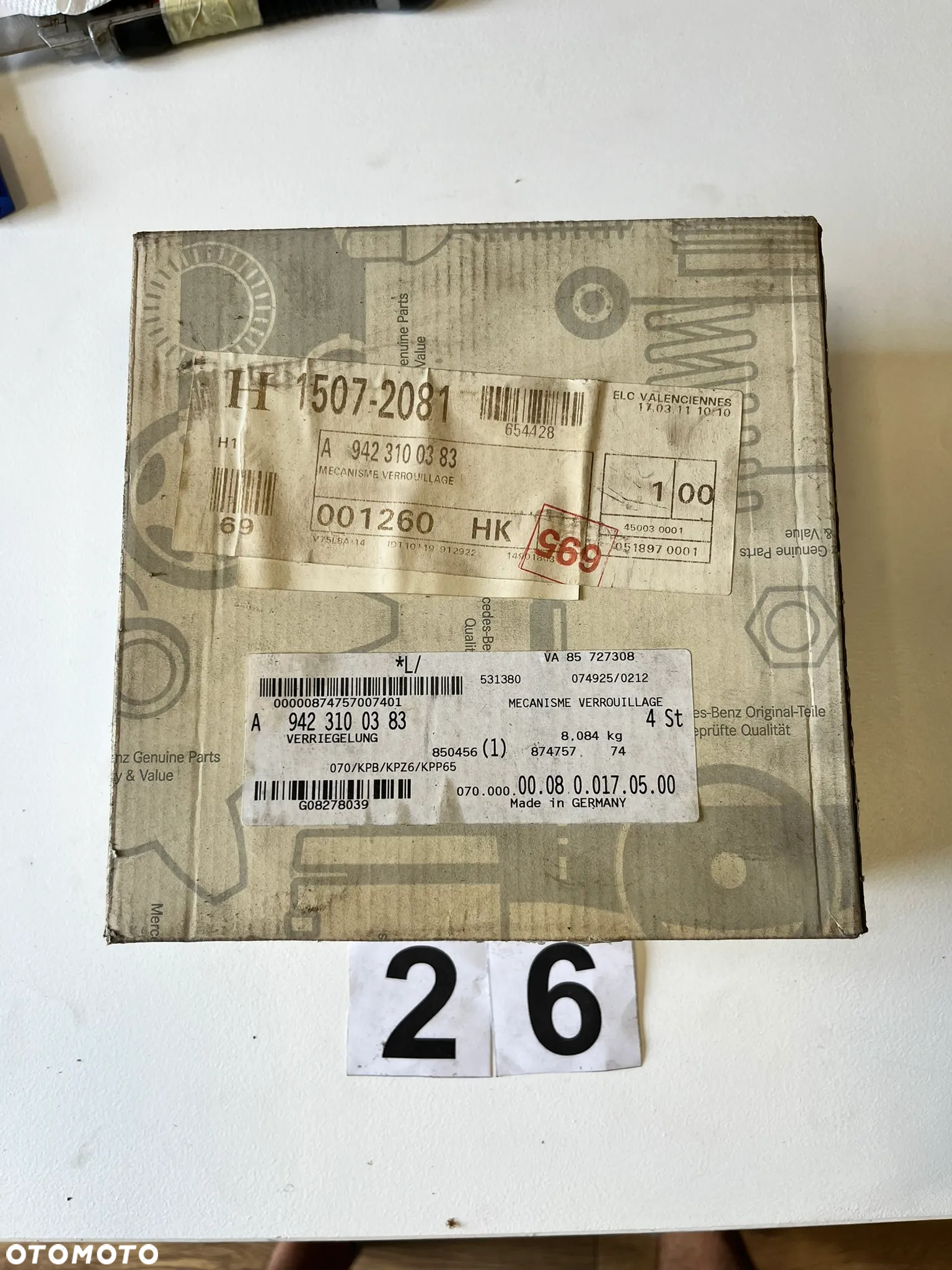 ZAMEK ZATRZASK KABINY MERCEDES ACTROS A9423100383 - 2