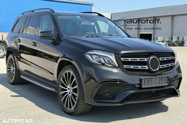 Pachet exterior compatibil GLS X166 Facelift (15-19) 63AMG Black Design - 26
