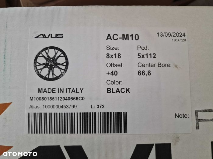 Nowe alufelgi SEAT 18" 5x112 Altea Ateca Exeo Leon Toledo-Czarne - 7