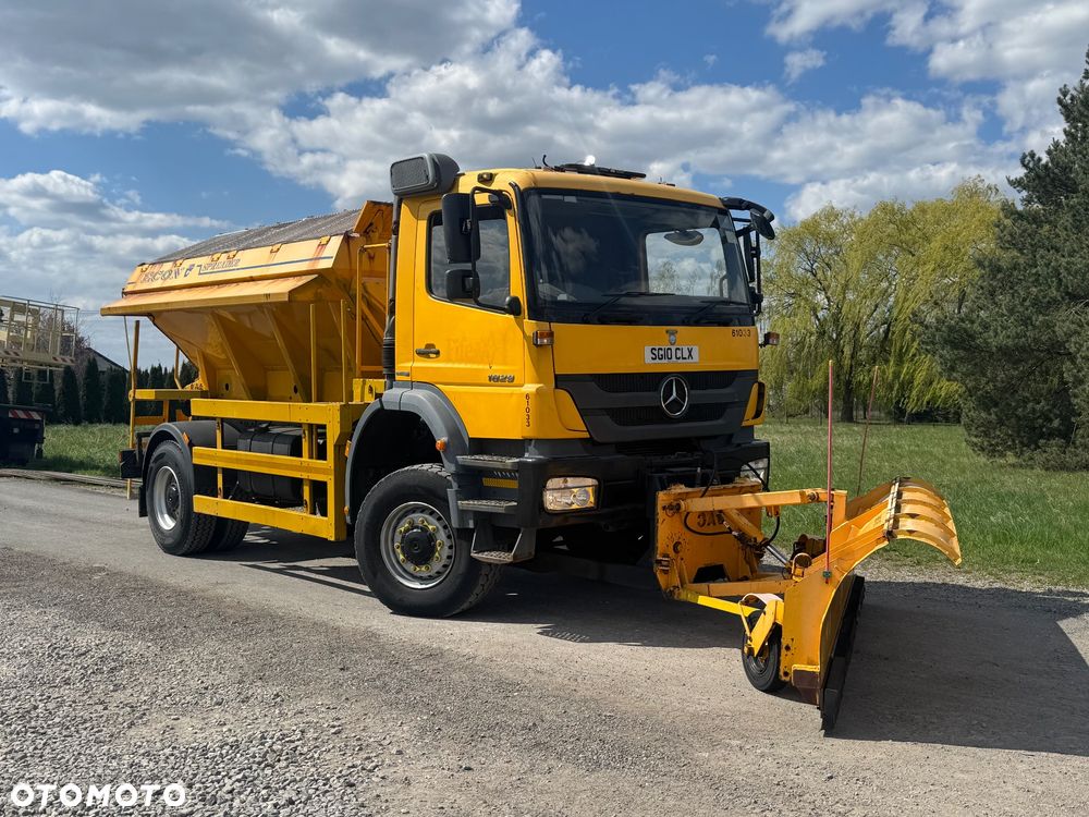 Mercedes-Benz Axor 1829 4x4 solarka piaskarka Pług - 4