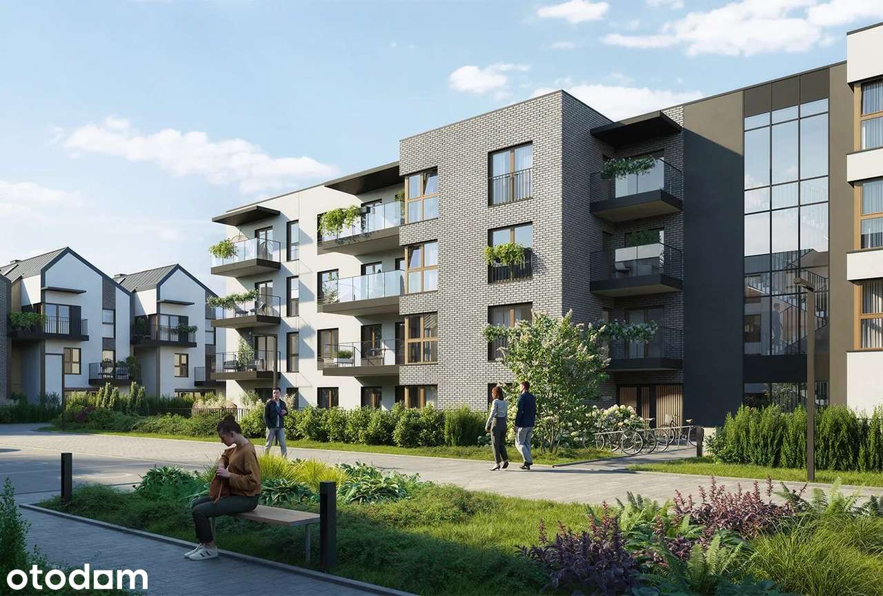 2-pokojowe mieszkanie 43m2 + balkon Bez Prowizji