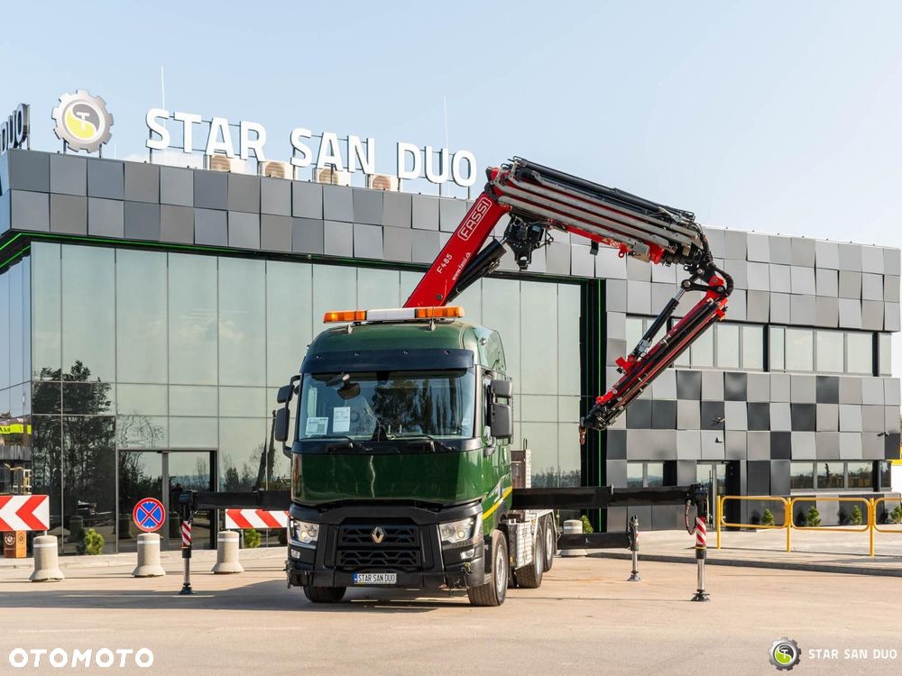 Renault T440 6x2 Fassi F485RA.2.26XE-Dynamic HDS Żuraw Fly Jib Siodło - 9