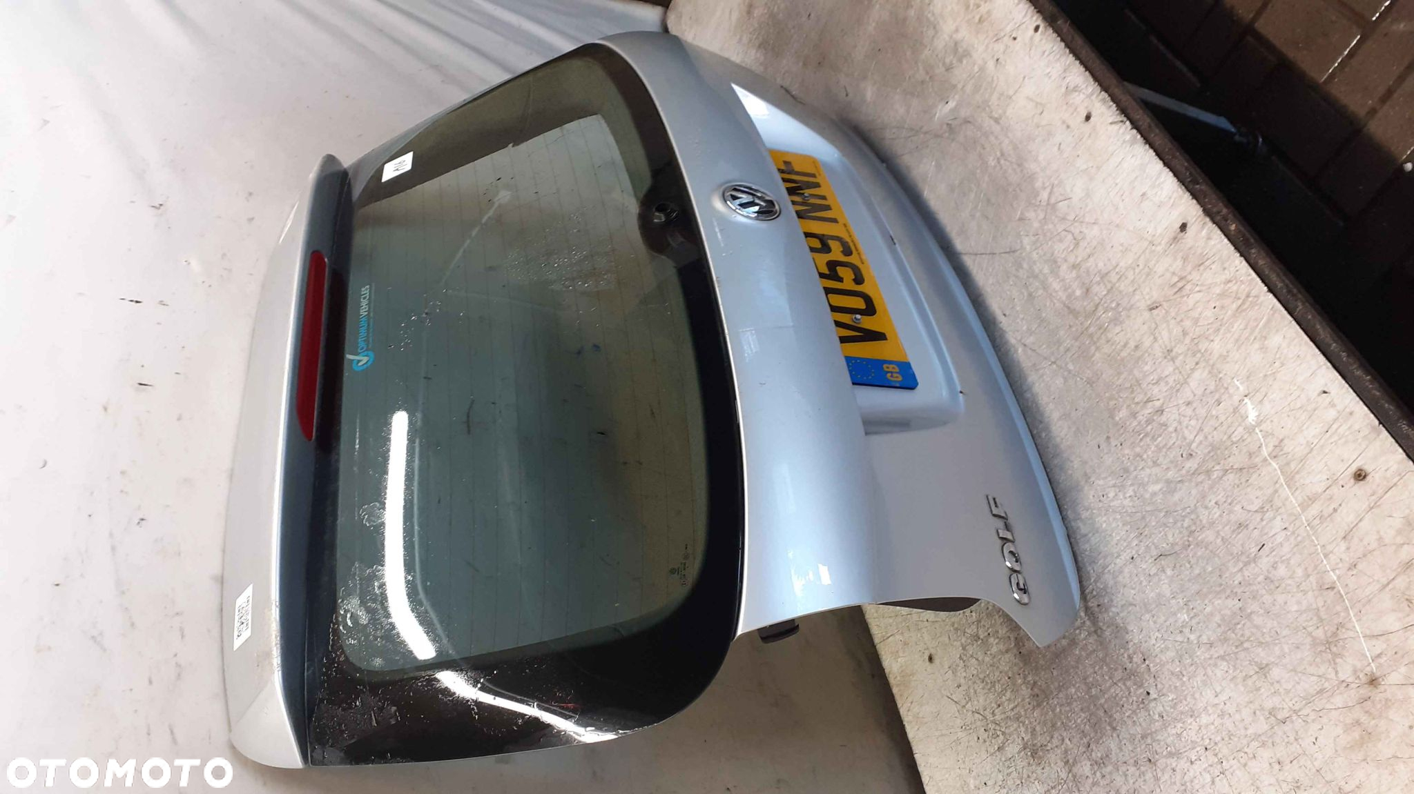 / KLAPA TYŁ TYLNA BAGAŻNIKA VW VOLKSWAGEN GOLF 5 V KOMBI GOLF 6 VI KOMBI LA7W SREBRNA posiada rdze - 4