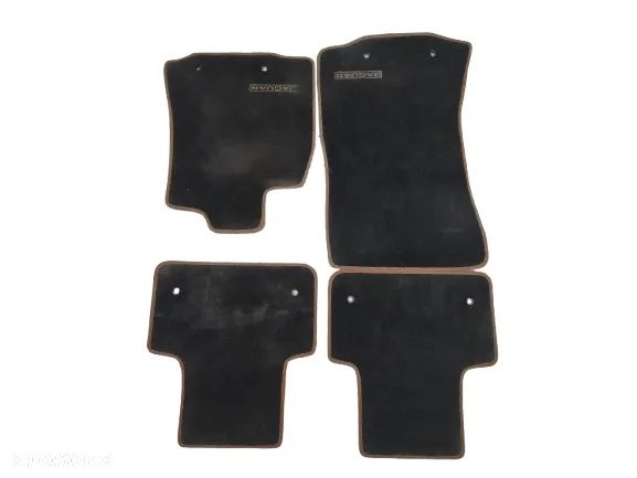 JAGUAR XJ X351 DYWANIKI WYCIERACZKI WELUROWE KOMPLET TYŁ PRZÓD LOGOWANE ORYGINAŁ