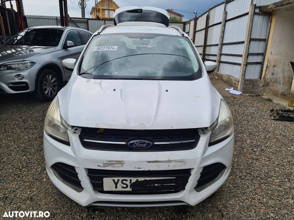Capota Ford Kuga II 2012 - 2014 SUV 4 Usi ALB (1012) SĂRITA VOPSEAUA ÎN MAI MULTE LOCURI ... - 8
