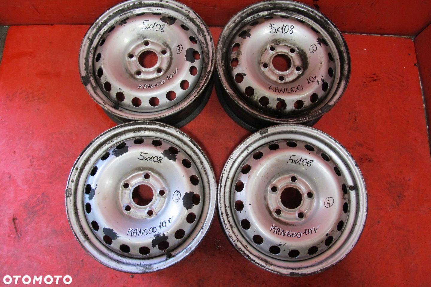 RENAULT KANGOO 2 II 3 III 08- CITAN W415 FELGI STALOWE 15 5x108 ET44 6J - 1