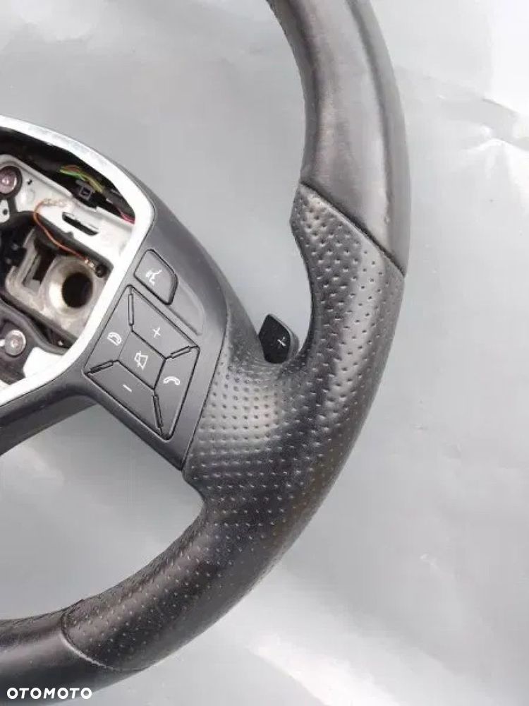 Kierownica Multifunkcja Łopatki Skóra Mercedes W218 W212 Lift A2184600876 - 8