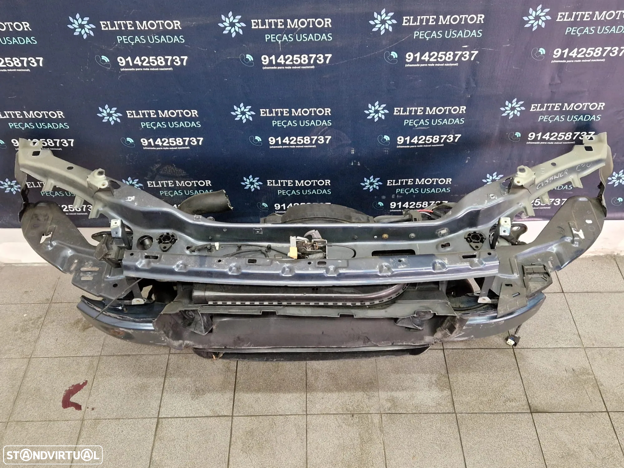 Frente de chapa VOLVO C30 reforço radiadores intercooler s40 v50 - 4