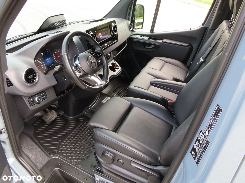 Mercedes-Benz Sprinter 319 CDI 190 KM 9G-Tronic Automat Furgon Blaszak Ekstra Długi LONG MAXI + 4800 mm Wysoki Dach WZMACNIANY Rozstaw Osi 4325 mm FULL Opcja Wyposażenia Stan Auta Nowy Jak Z Salonu OKAZJA DOSTEPNY I GOTOWY - 30
