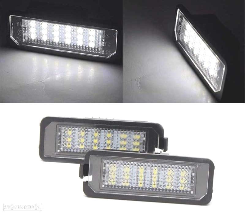 LUZES MATRÍCULA VOLKSWAGEN VW GOLF IV V VI VII PASSAT NEW BEATLE VOLKSWAGEN VW EOS PHAETON LED - 1