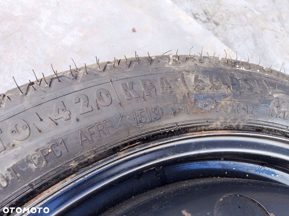 koło zapasowe opel zafira c 17'' - 2