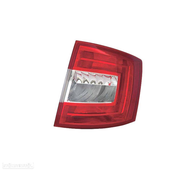 FAROLIN DIR PARA SKODA OCTAVIA KOMBI 13-16 BRANCO VERMELHO - 1