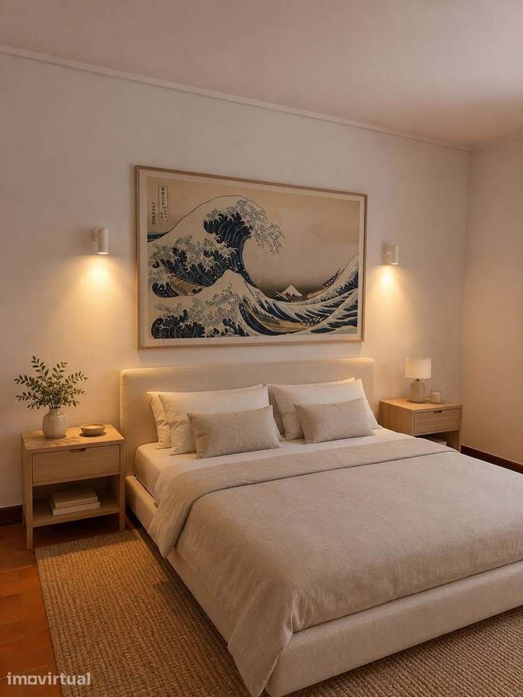 Apartamento T2 com Vista Mar a 350 Metros da Praia de Sesimbra - Grande imagem: 3/19