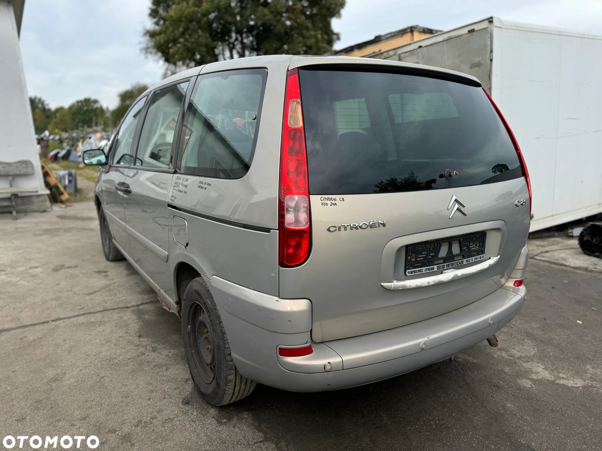 CITROEN C8 KLAPA BAGAŻNIKA KDD - 21