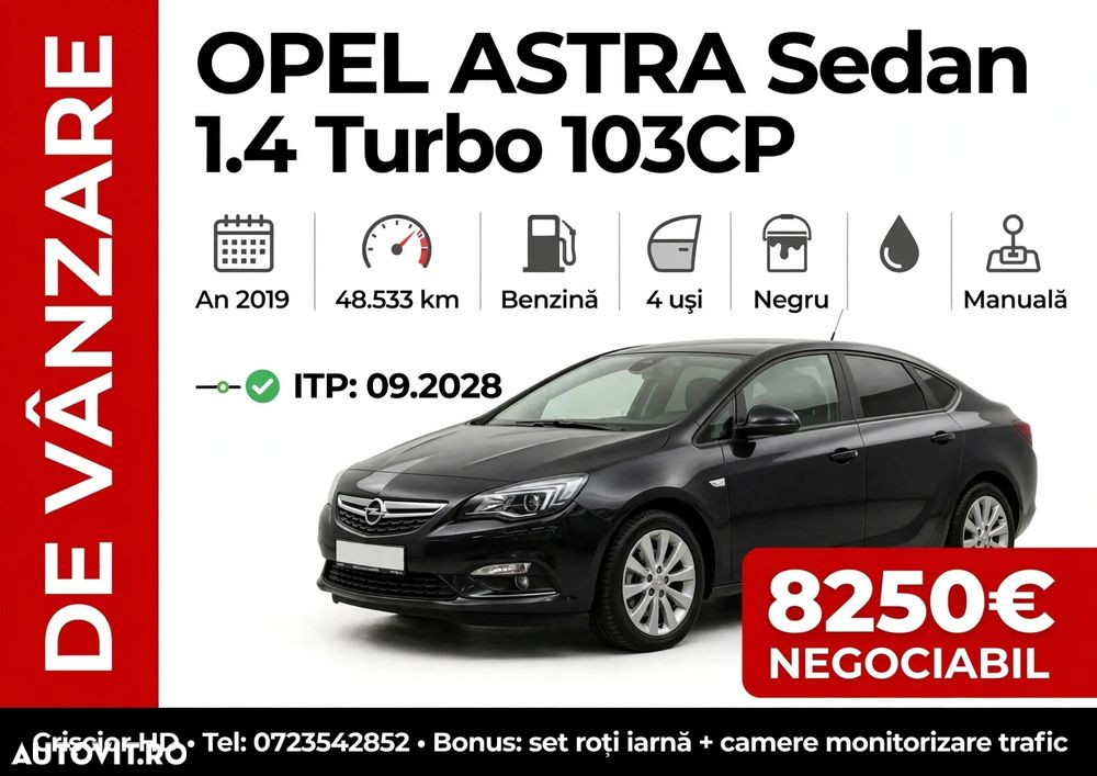 Opel Astra 1.4 Turbo ECOTEC Enjoy - 9