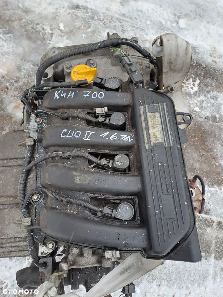 Renault Clio 1.6 16V 105KM silnik kompletny kod K4M700 K4M708 - 7