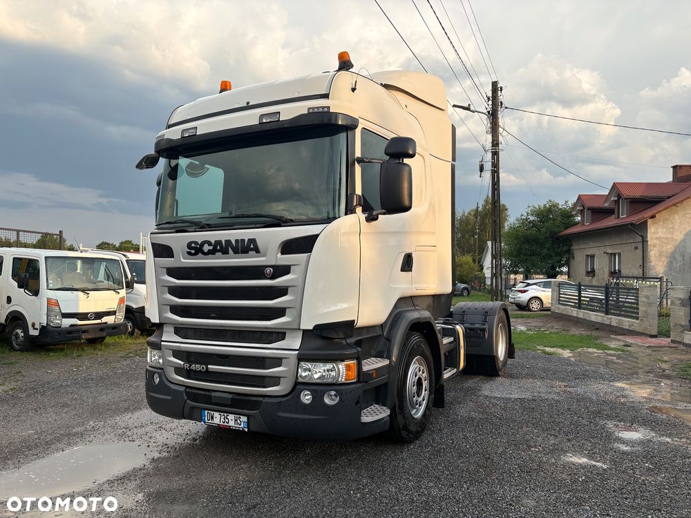 Scania R 450 | HIGHLINE | EURO 6 | RETARDER | CAŁA NA PODUSZKACH | HYDRAULIKA | WEBASTO | OPONY 90% | SPROWADZONA - 1