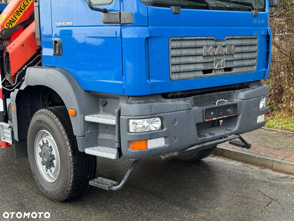 MAN * MAN 18 280 * Kiper Wywrotka * 4x4 * HDS Palfinger  120 STAN BARDZO DOBRY * Sprowadzony - 3
