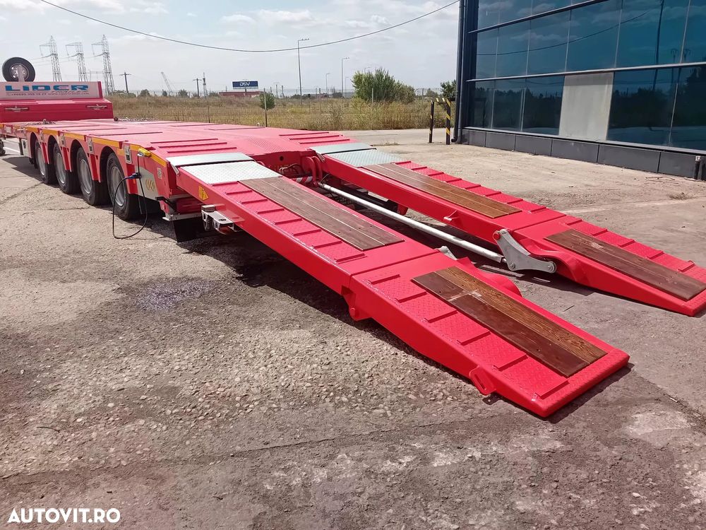 Lider TRAILER/LOW LOADER 4 AXE/4 AXELS, NOU/NEW TOP !!! - 8