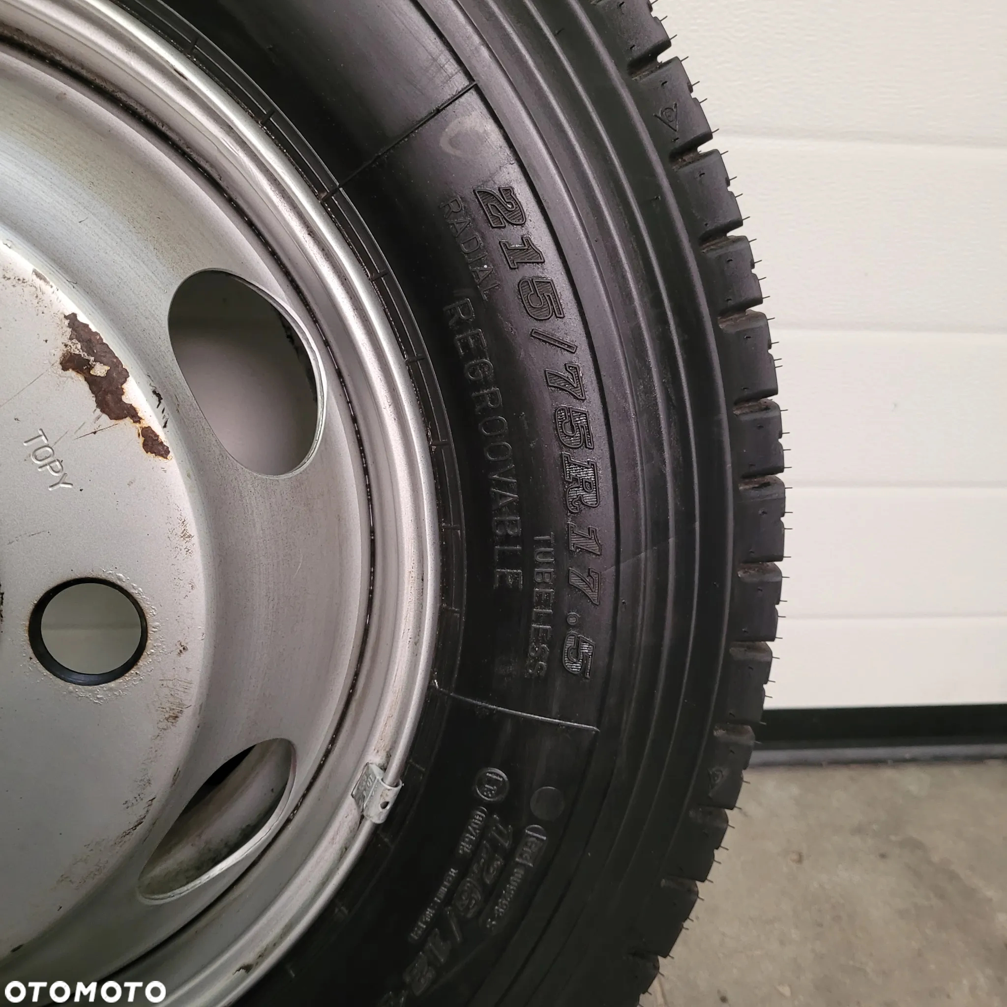 KOŁO ZAPAS DUNLOP SP444 215/75R17.5 - 4
