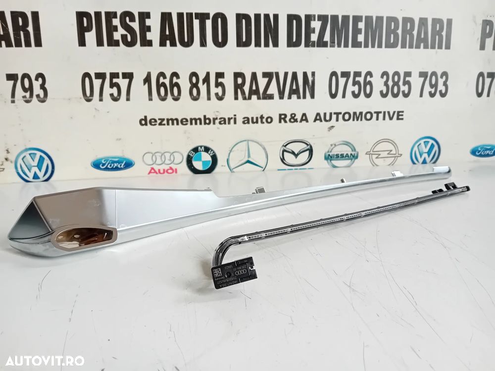 Ornament Trim Usa Stanga Fata Cu LED Lumini Ambientale Audi A6 4K C8 AN 2018-2024 - 2