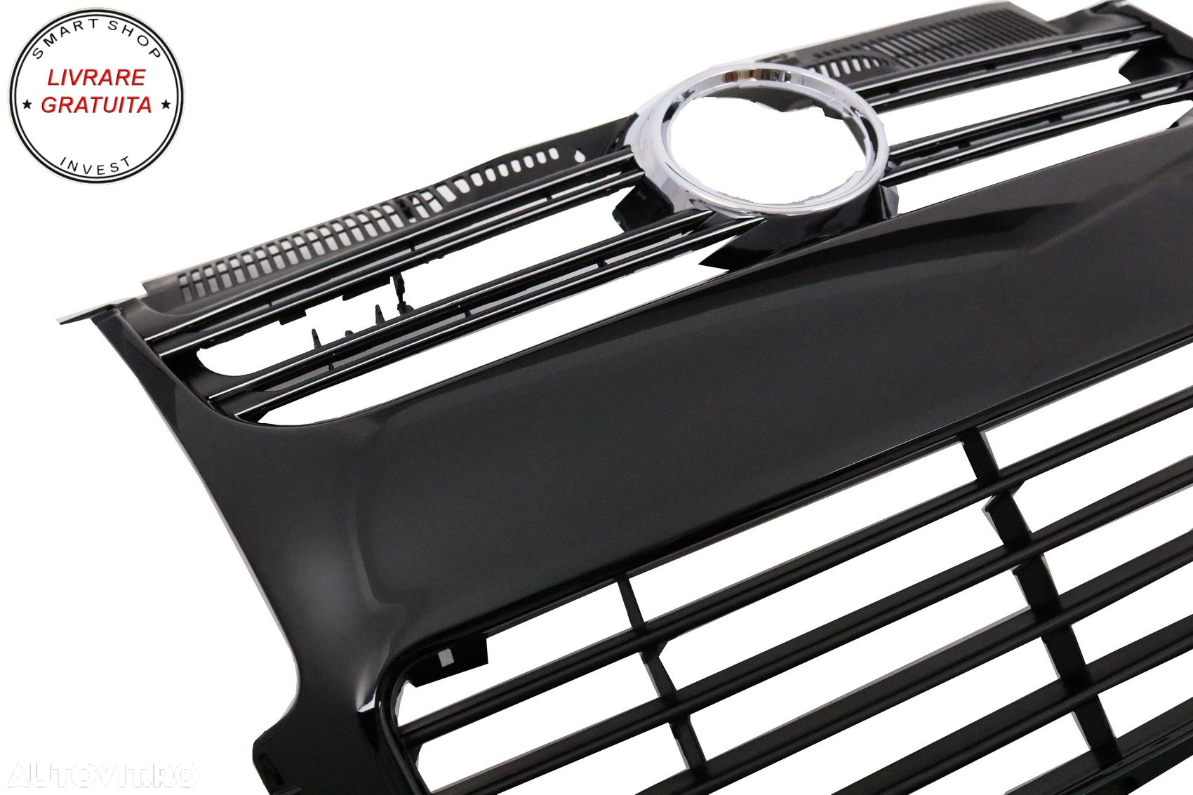 Grila Centrala VW Golf 5 V (2003-2008) Negru R32 Design- livrare gratuita - 3