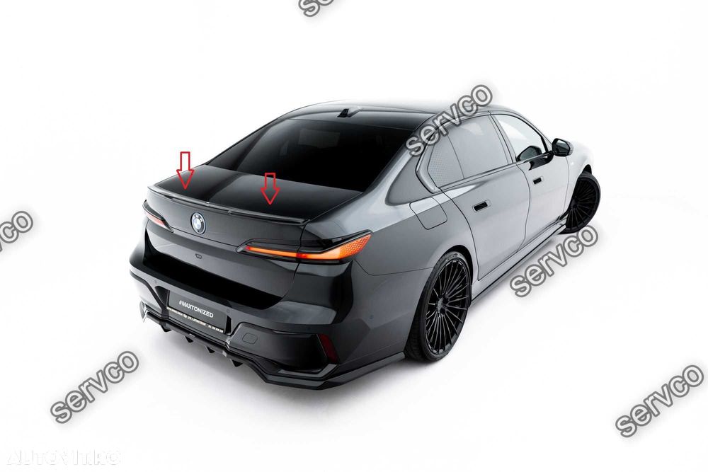 Eleron spoiler cap Bmw Seria 7 M-Pack / M760e / i7 M-Pack G70 2022- v3 - Maxton Design - 2