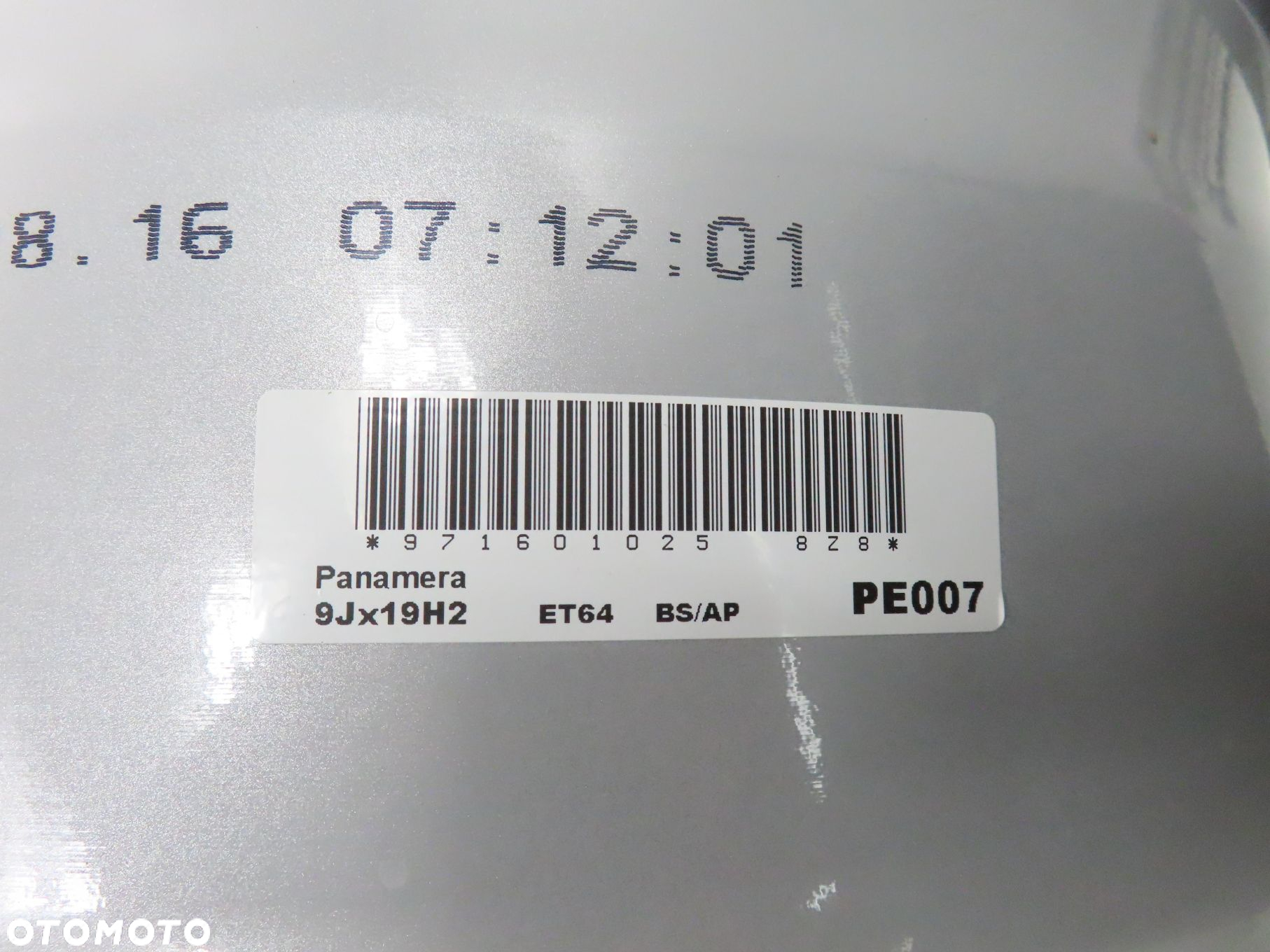 Alufelgi 19'' Porsche Panamera 971 5x130 9J 10,5J 971601025 971601025F - 2