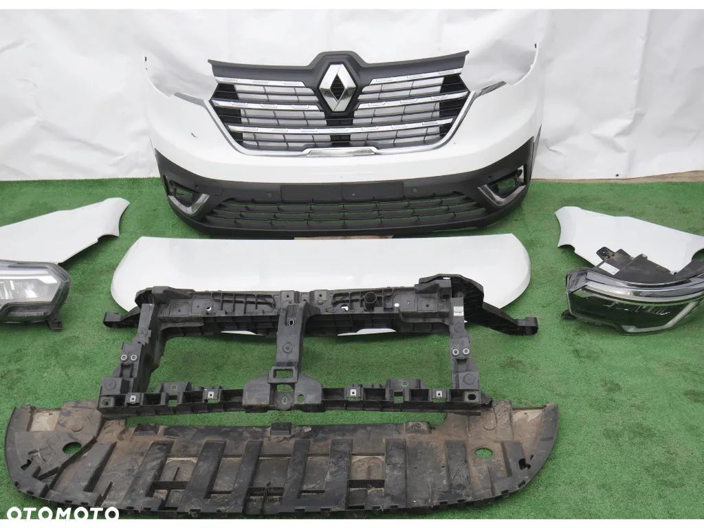 RENAULT TRAFIC IV 3 III LIFT MASKA ZDERZAK PRZÓD LAMPA LEWA + PRAWA FULL LED GRILL BŁOTNIKI LEWY + PRAWY PAS PRZEDNI PODŁOGA - 1