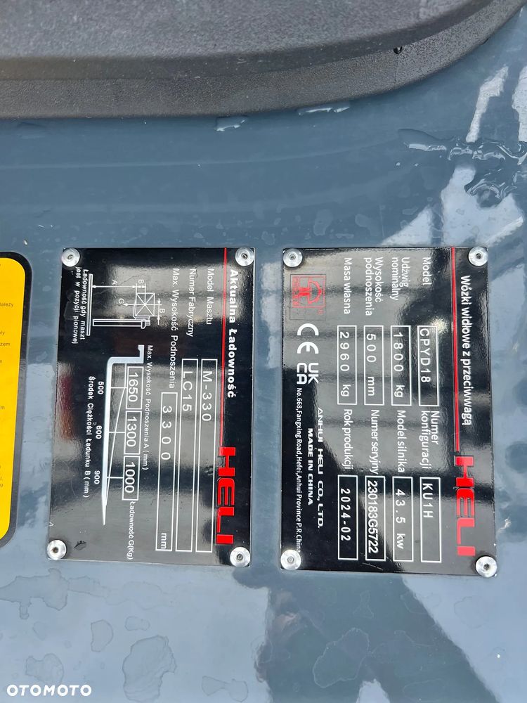 Heli CPYD18 KU1H - 7