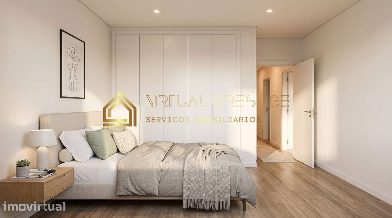 Último T2 Disponível | Novo | Arrecadação | Varandas | Suite - Grande imagem: 5/9
