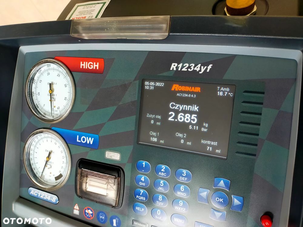 Acs 663-RI Stacja klimatyzacji z analizatorem okazja - 24