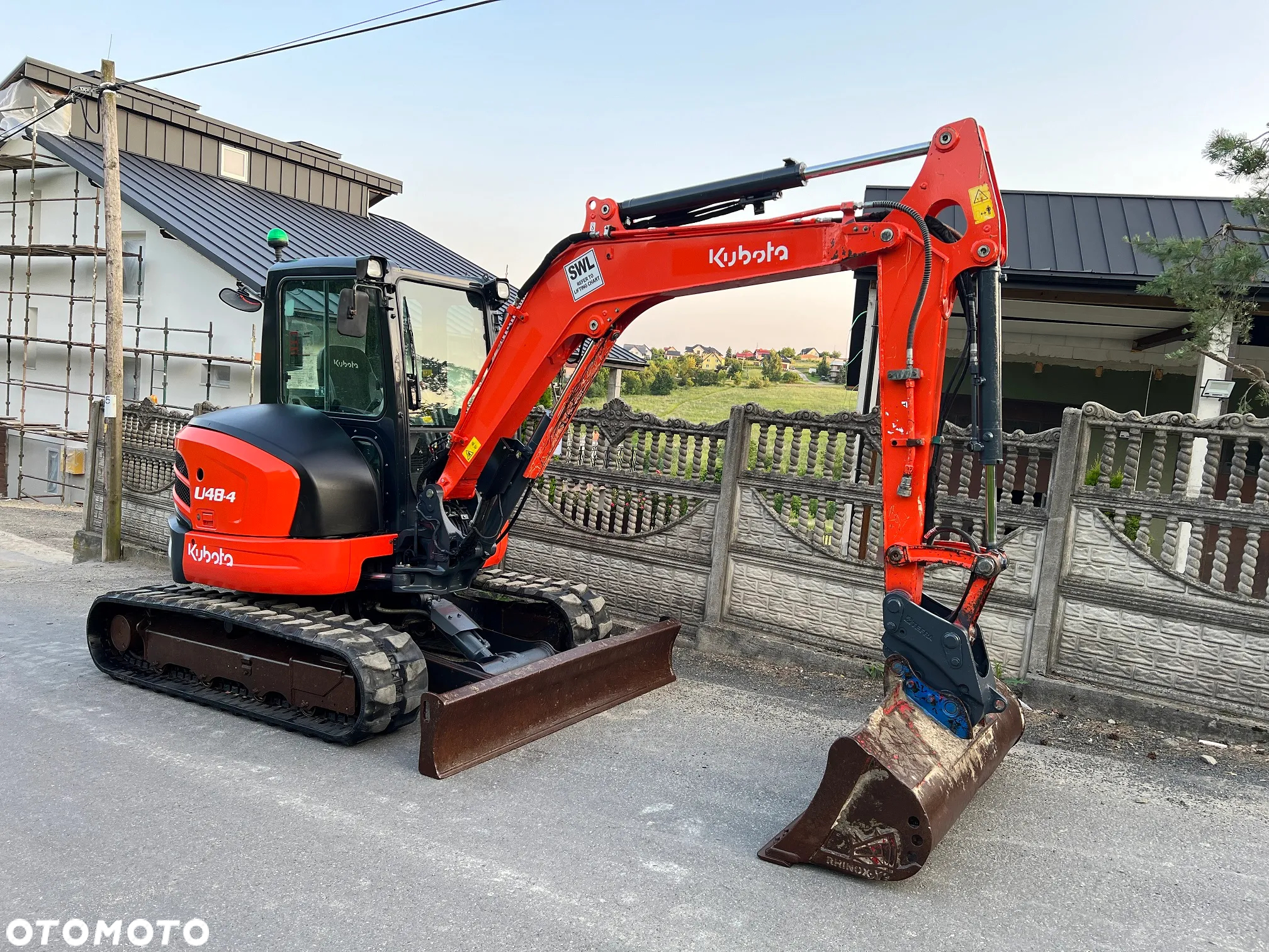 Kubota U48-4 * Koparka Gąsienicowa Kubota U48 * 5 Ton * Zerowy Obrys * Stan IDEALNY * - 2