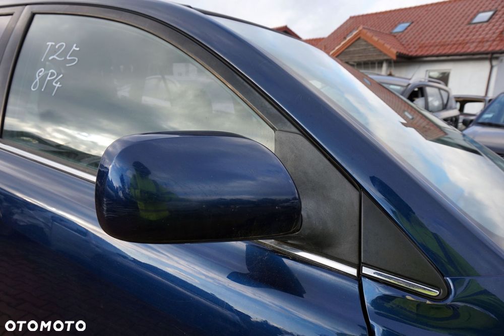 LUSTERKO ELEKTRYCZNE PRAWE AVENSIS II T25 8P4 87901-05100 GRANATOWY SKŁADANE EL EU TOYOTA 2003-2006 - 1