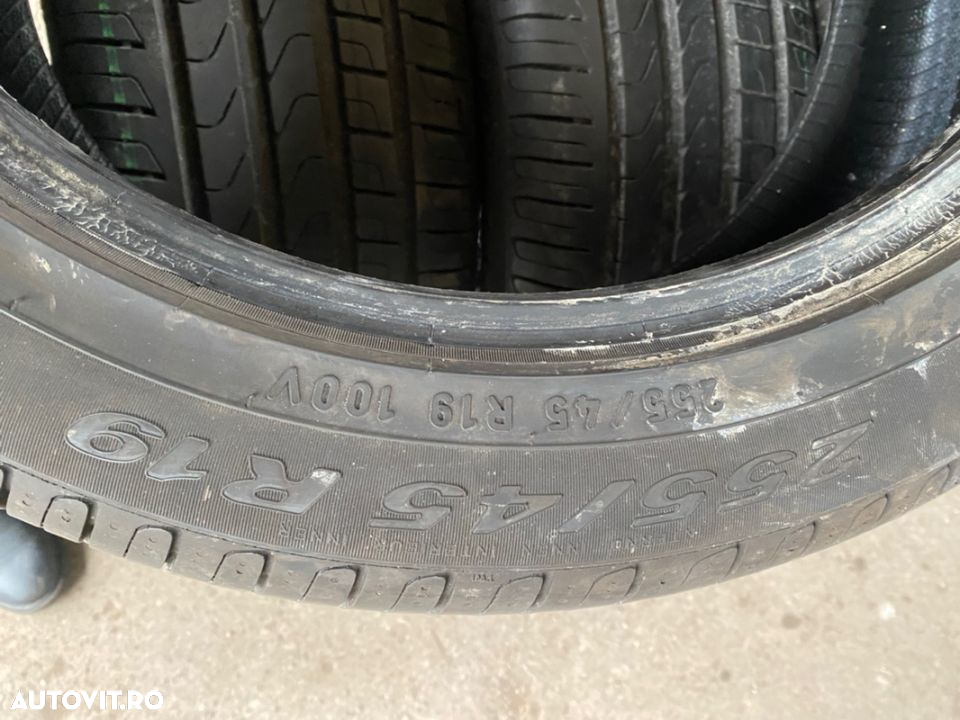 vand 4 anvelope 255/45/19 pirelli de vară ca noi - 4