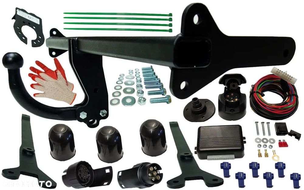 AUTO HAK HOLOWNICZY Z KULĄ ODKRĘCANĄ+MODUŁ7PIN +ADAPTER+WIĄZKA do MAZDY MAZDA CX-30 I1 od2019 DM - 3