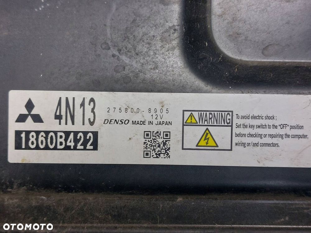 ZESTAW STARTOWY MITSUBISHI ASX I 1.8 DID 1860B422 8637A641 8100B455 - 2