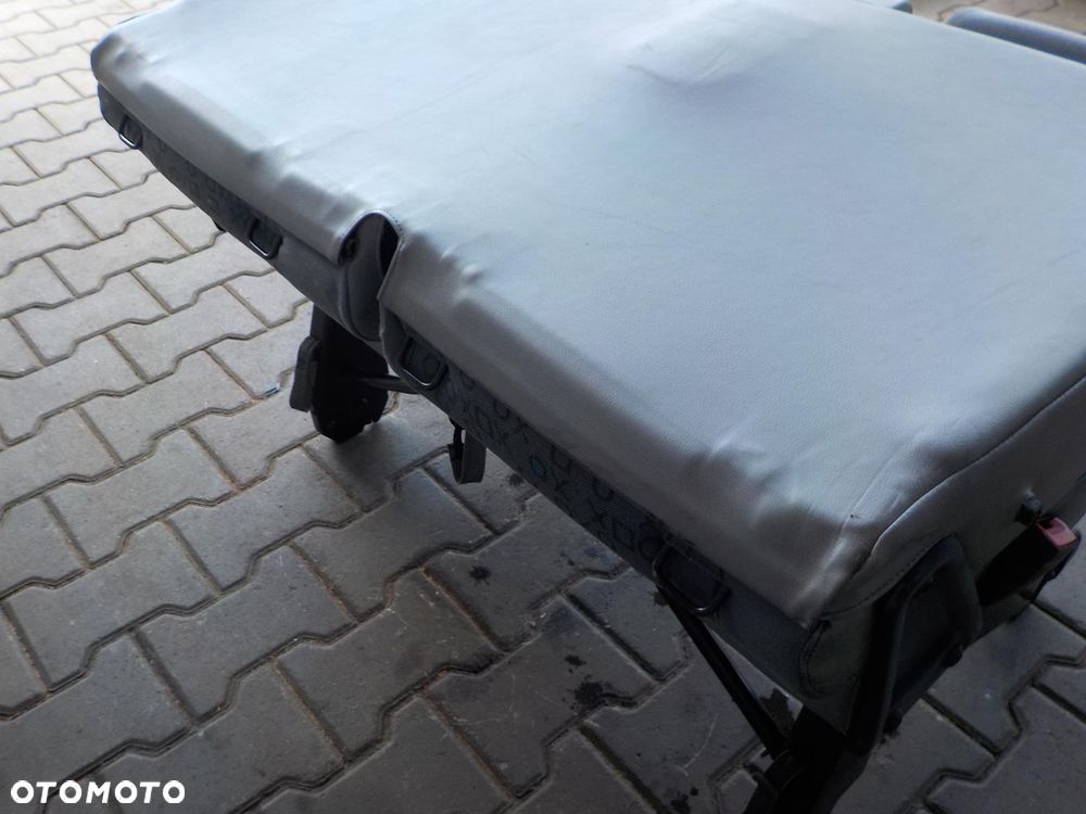 VW T5 T6 FOTEL PODWÓJNY KANAPA DWÓJKA ŁAWKA TYŁ TYLNA ISOFIX XOXO - 6