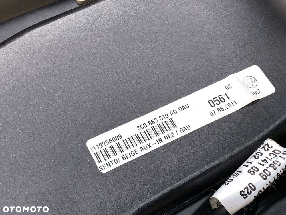 TUNEL ŚRODKOWY Z PODŁOKIETNIKIEM  VW PASSAT B7 (362) 2010 - 2015 2.0 TDI 103 kW [140 KM] olej - 8