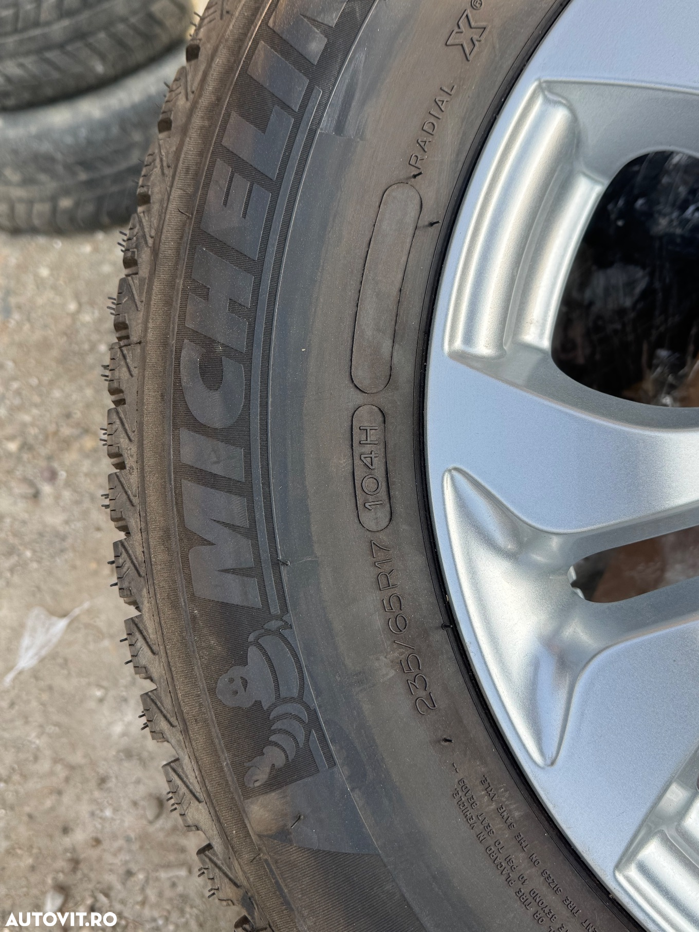 Vând jante originale Mercedes ML pe 17” cu anvelope noi de iarnă - 3
